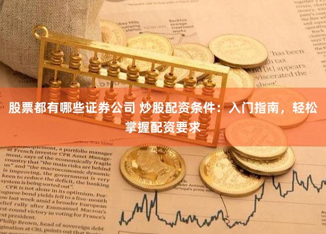 股票都有哪些证券公司 炒股配资条件：入门指南，轻松掌握配资要求